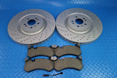 Mercedes Gl63 Gle63 Gls63 Ml63 Amg front brake pads & rotors TopEuro #9989